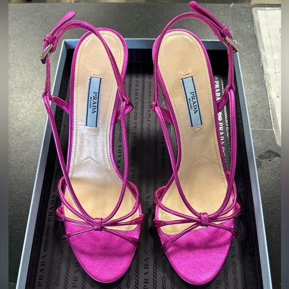 Women’s Prada Slingback Sandals 6.5 US - Picture 8 of 14